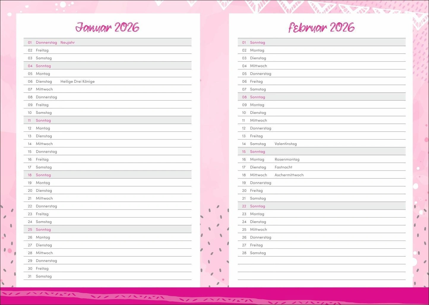 Die drei !!! Schülerkalender A5 2024/2025