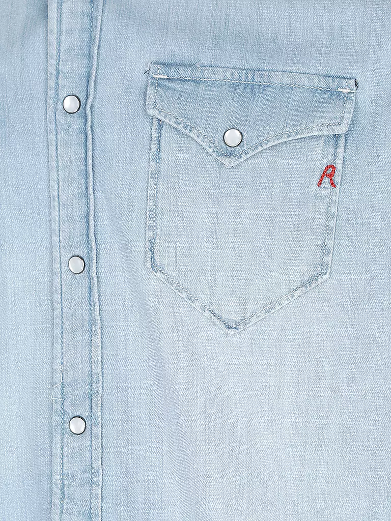 REPLAY Jeanshemd  hellblau