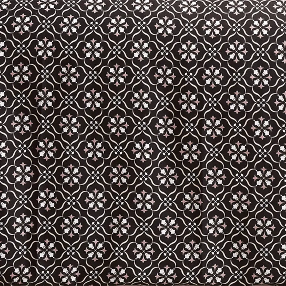 De Witte Lietaer Dekbedovertrek Katoen Satijn Primrose - 240 x 220 cm - Zwart