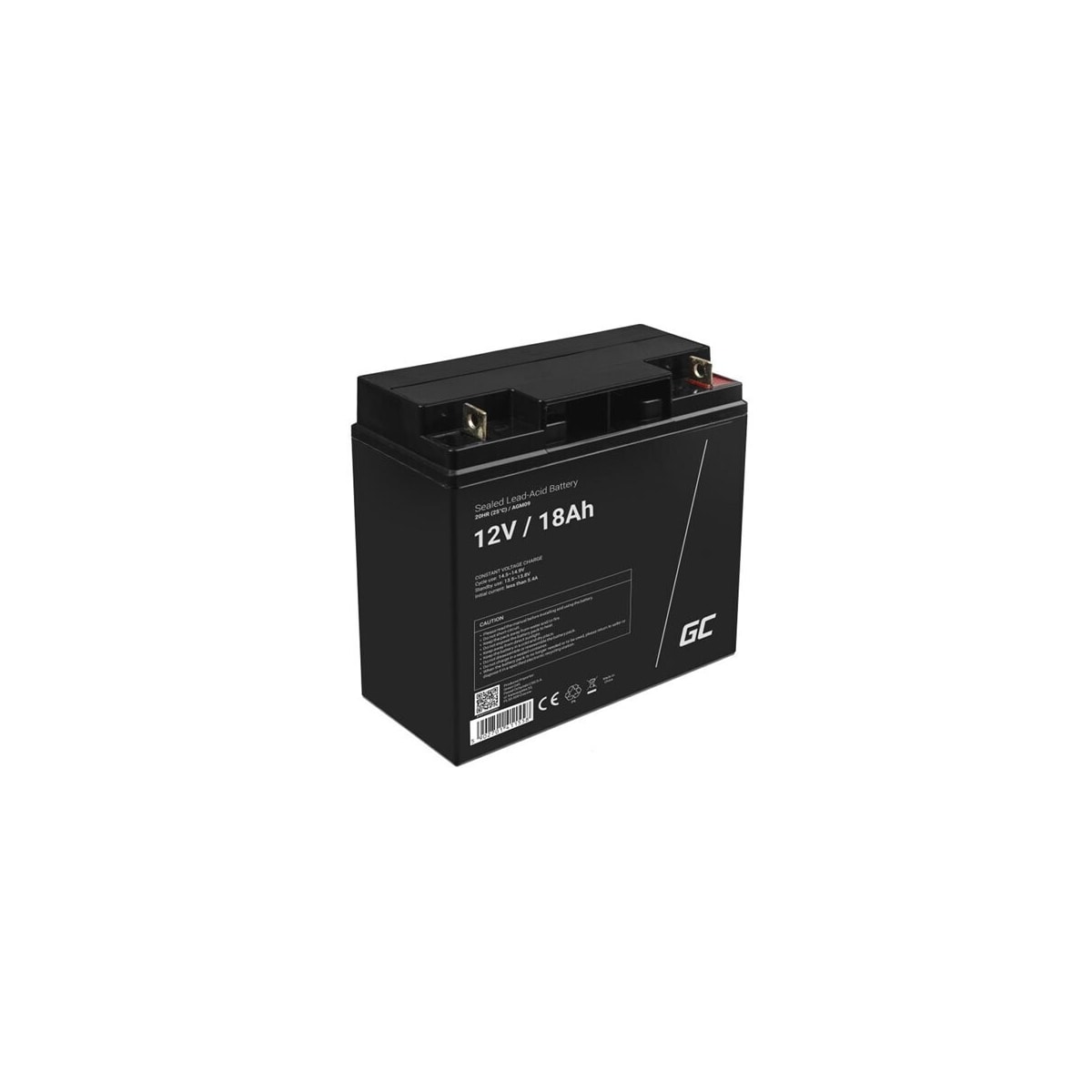 Green Cell AGM Batteri 12V 18Ah