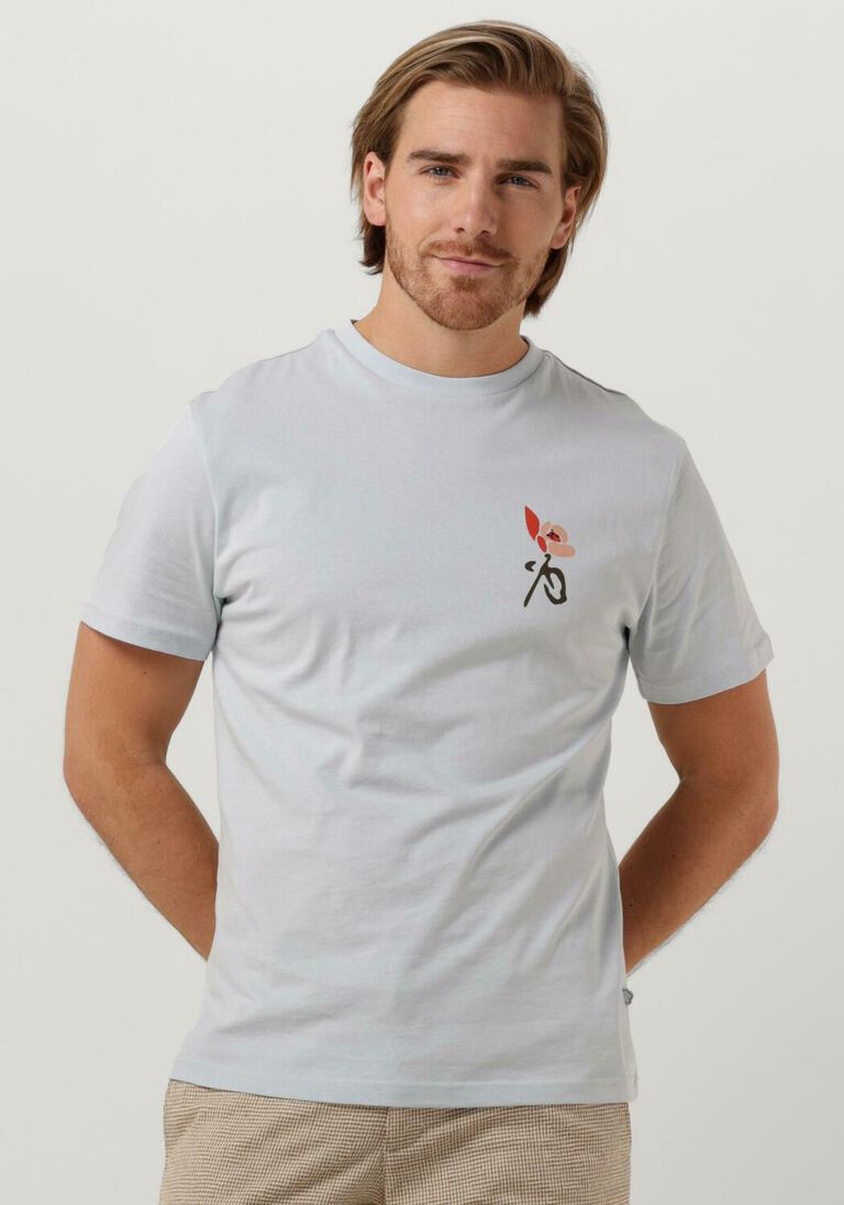THE GOODPEOPLE lichtgrijze the goodpeople t-shirt tex