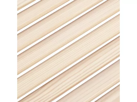 Portes d'armoire à persiennes 2 pcs 39,5x59,4 cm pin massif