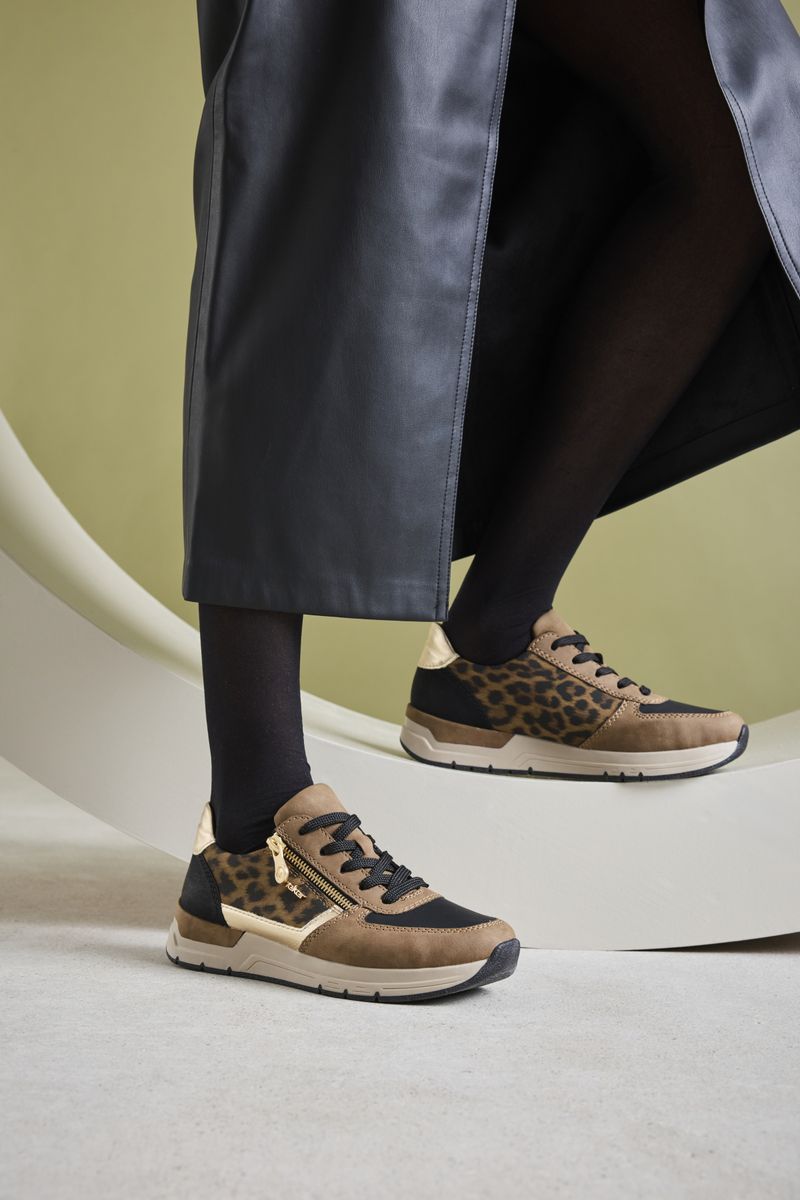 Rieker Sneakers Bruin Dames