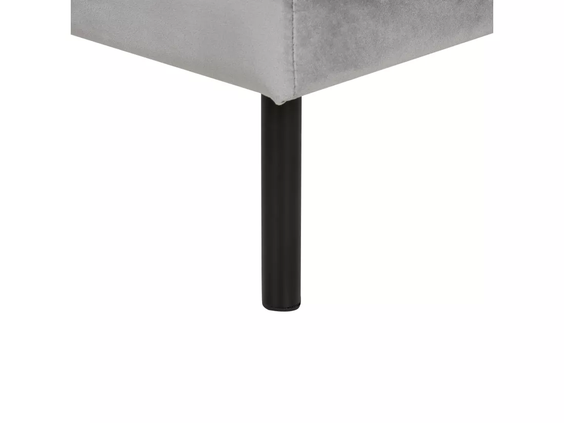 Ottoman VINTERBRO Velours Gris