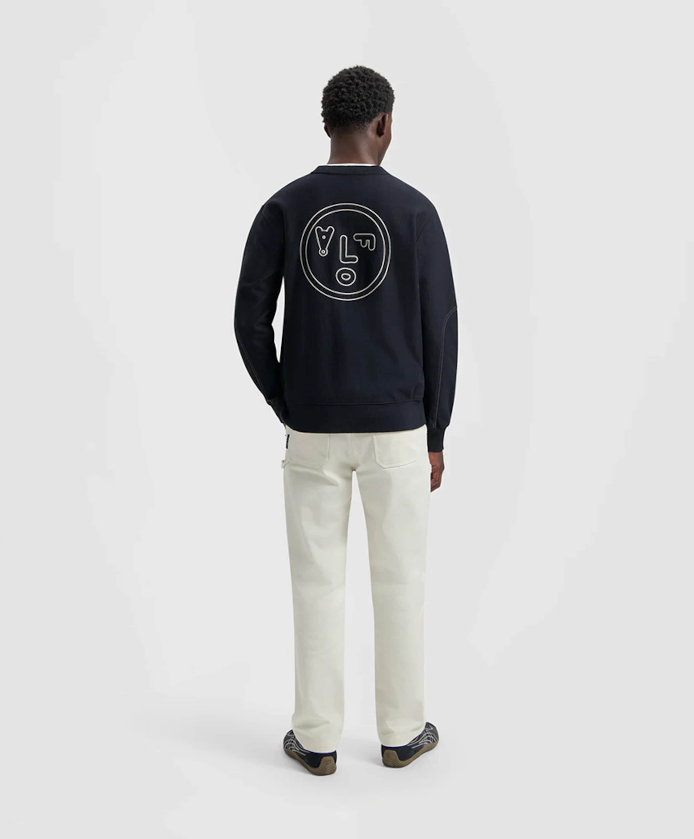 Olaf Heren sweater zwart