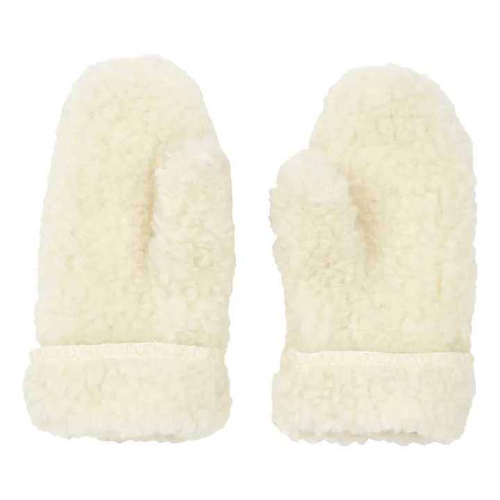 Alwero Moufles Shearling | Crème