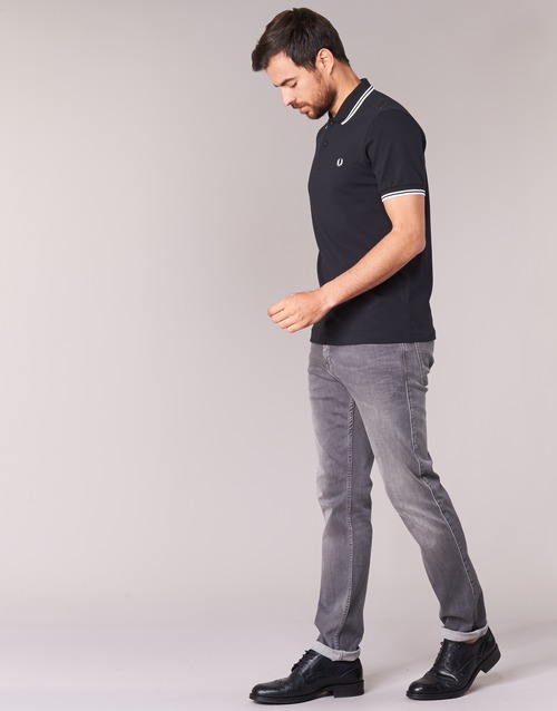 Fred Perry - THE FRED PERRY SHIRT - Noir / Blanc