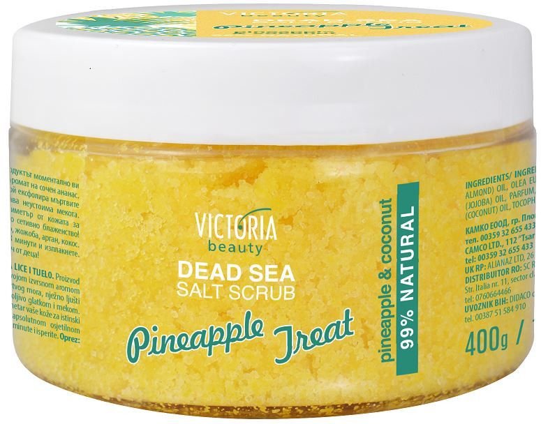 Exfoliante Facial y Corporal con Sabor a Piña Exfoliantes faciales