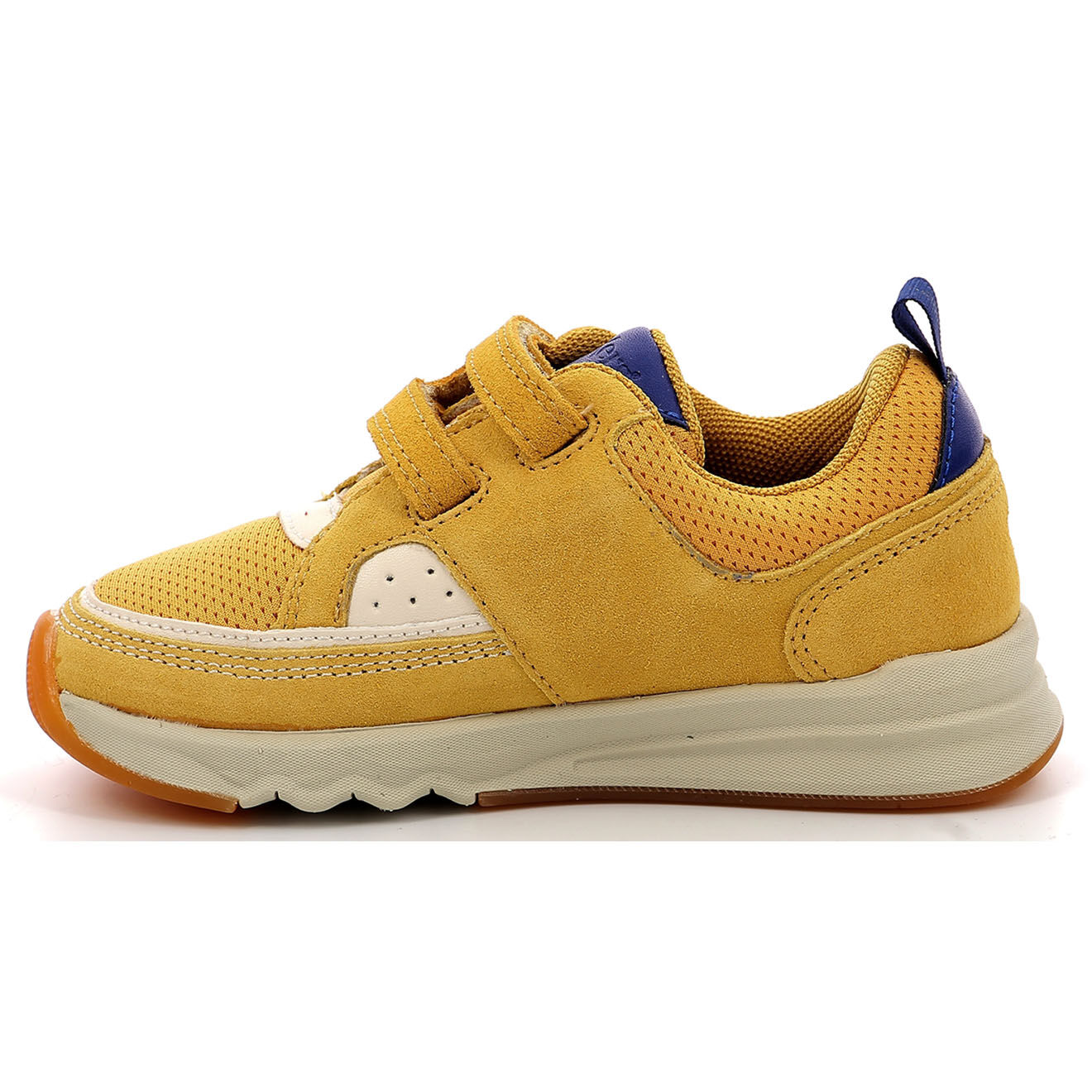 Kickers Baskets en Cuir Kikustom camel/marine