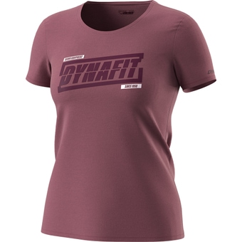 Dynafit Graphic Cotton T-Shirt Dark Rose / Tabloid Damen