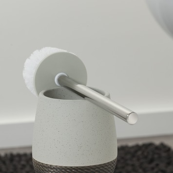 Sealskin Toiletborstel met houder Braid Lichtgrijs