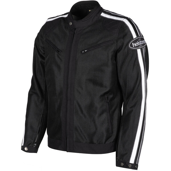 Helstons - Blouson Pace Air Noir / Blanc / Gris