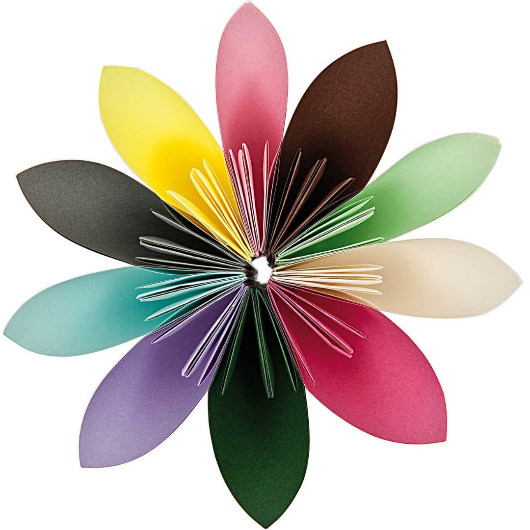 Vouwpapier origami pastel - 15 cm - 200st