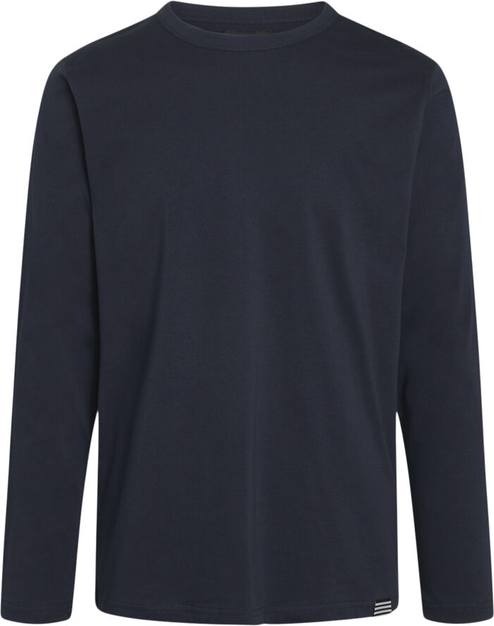 Mads Nørgaard - Copenhagen Organic Thor Tee LS Blå