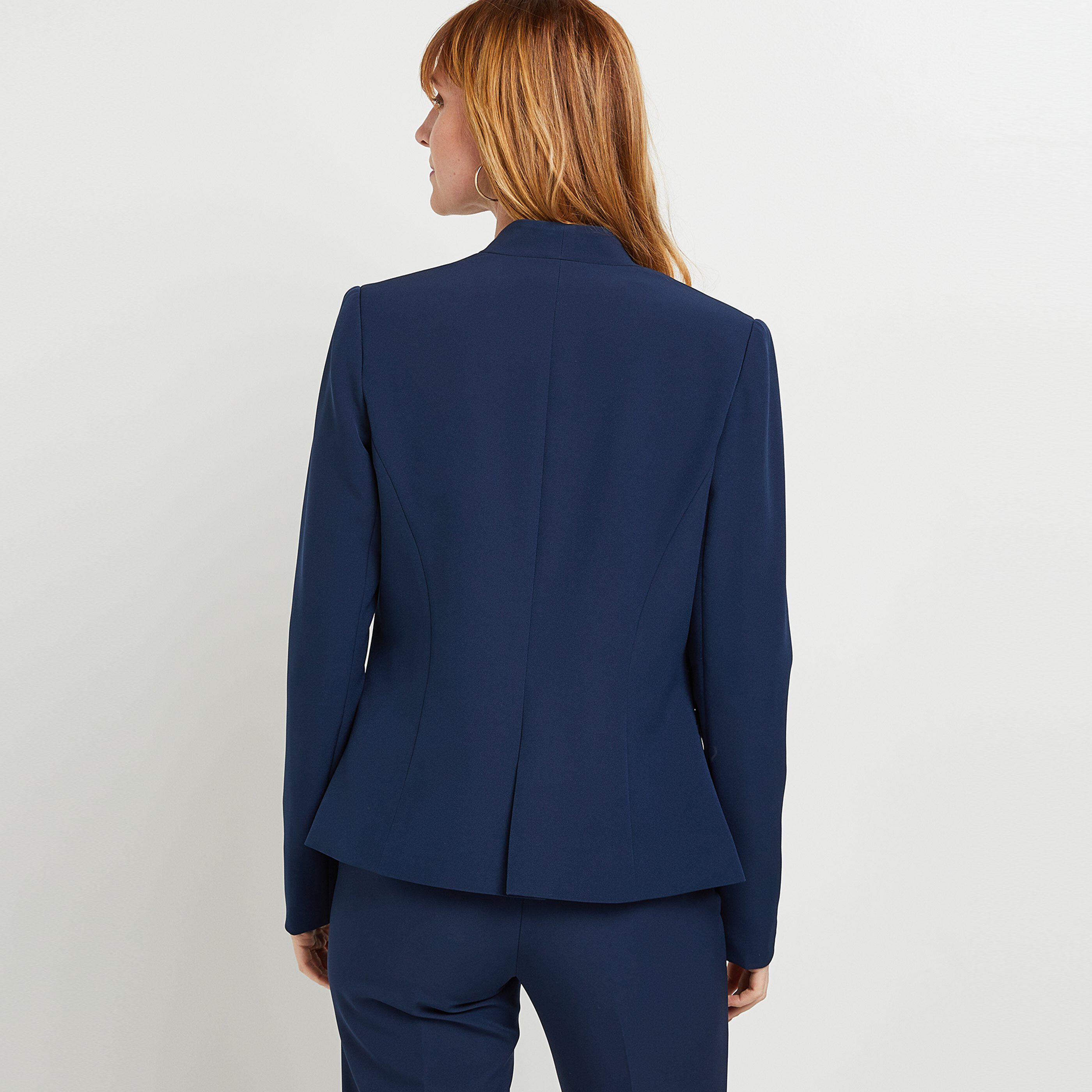 Veste de tailleur structurée - MARINE