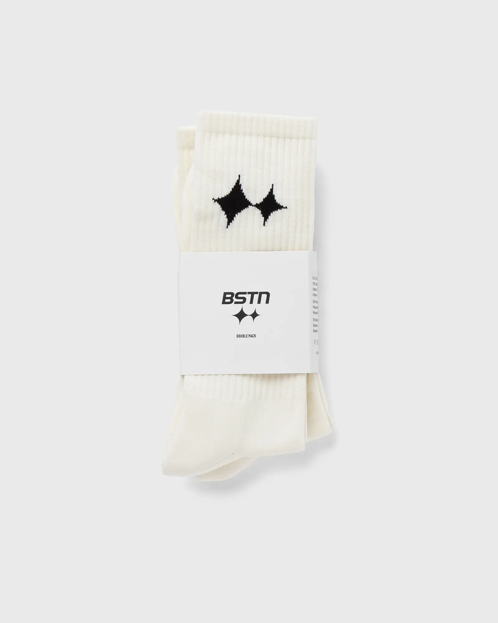 BSTN Brand BSTN Cushioned Crew Socks Double Pack