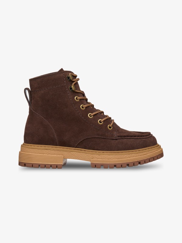 Work It Bottines à lacets Marron Femme