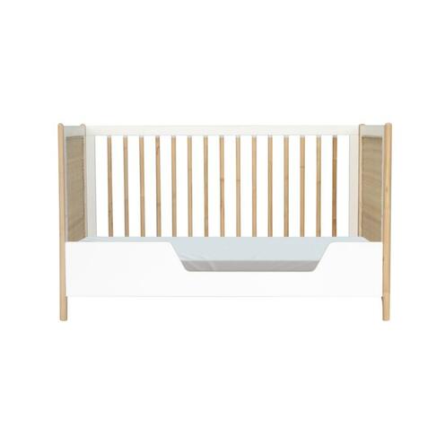Lit évolutif 60x120 Cannage Tressage Rotin OCEANIA Neige - THEO