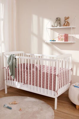 Minitude  Kviltet Sengekant 360, Dusty Rose