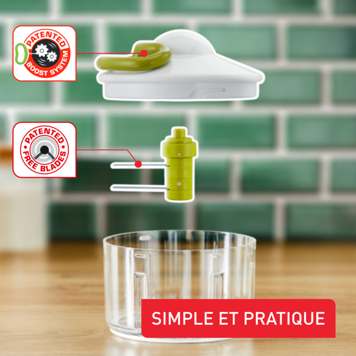 Hachoir manuel 5 secondes 500ml