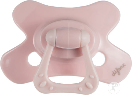 Difrax Sucette Dental 6+ Mois Uni/Pure Rose/Blossom 1 Pièce