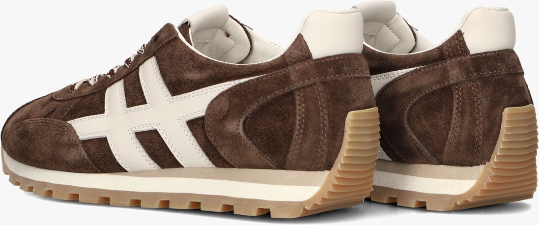bruine hogan lage sneakers h701 allacciato h
