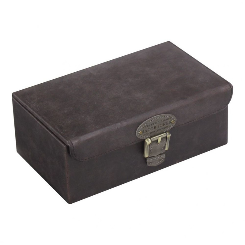 Ecrin Jacob Jones, Montres et boutons de manchette. Marron
