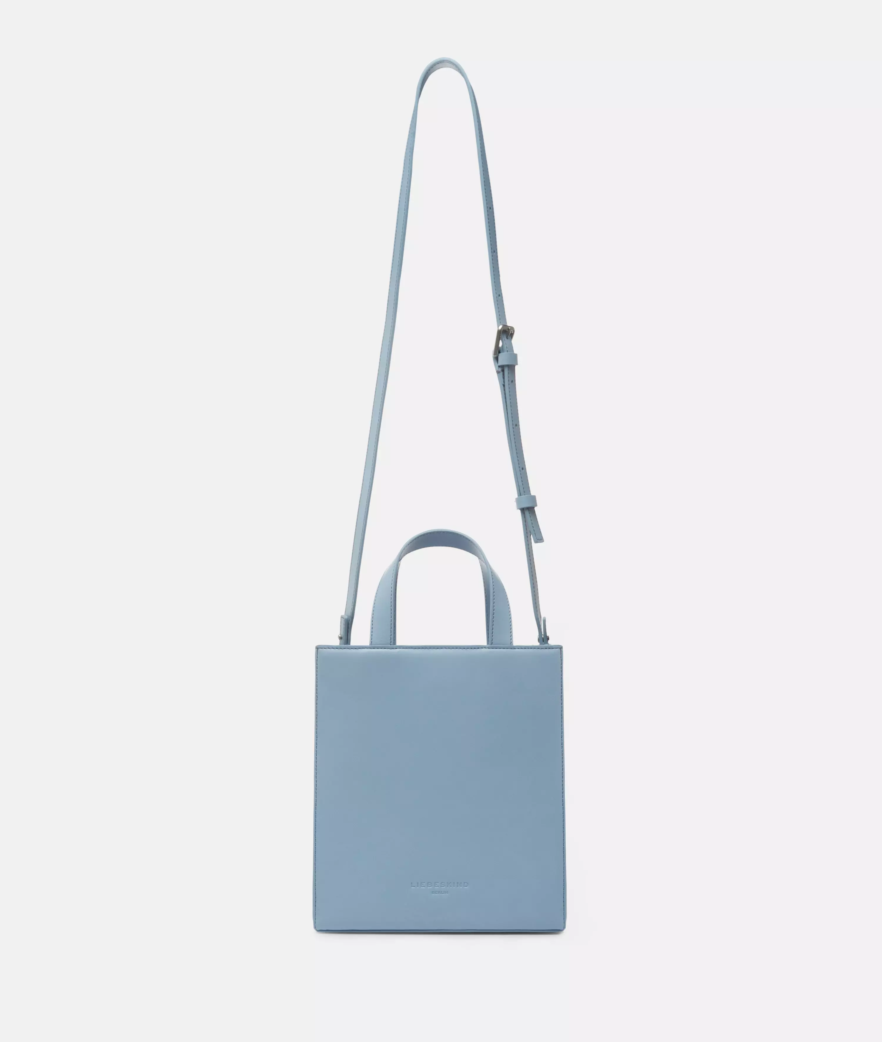 Paper Bag S Handy tote made from smooth leather