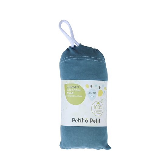 Drap housse en jersey bio   Canard        70 x 140 cm   de               Petit à petit