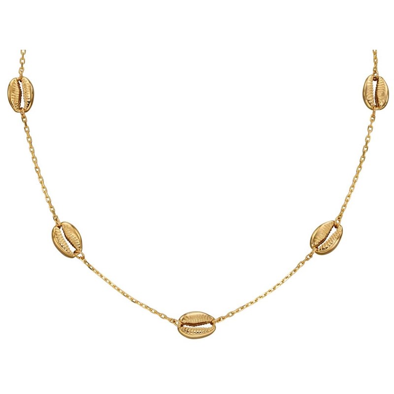 Collier coquillages en Or 375/1000