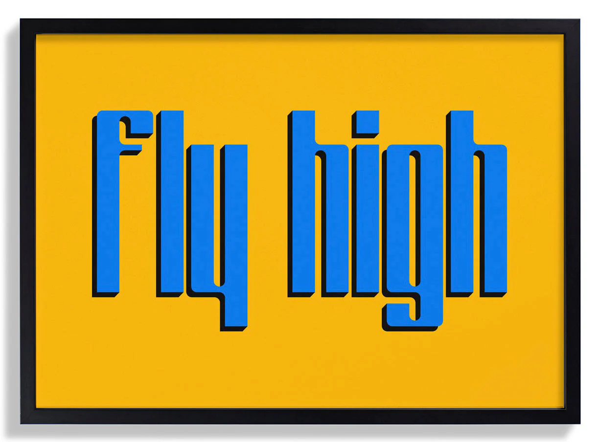Fly High Kunstdruck