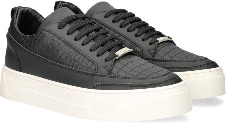 Antony Morato Sneakers van leer met labeldetail model 'FLINT'