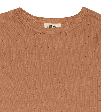 Petit Piao T-shirt - Pointelle - Summer Camel