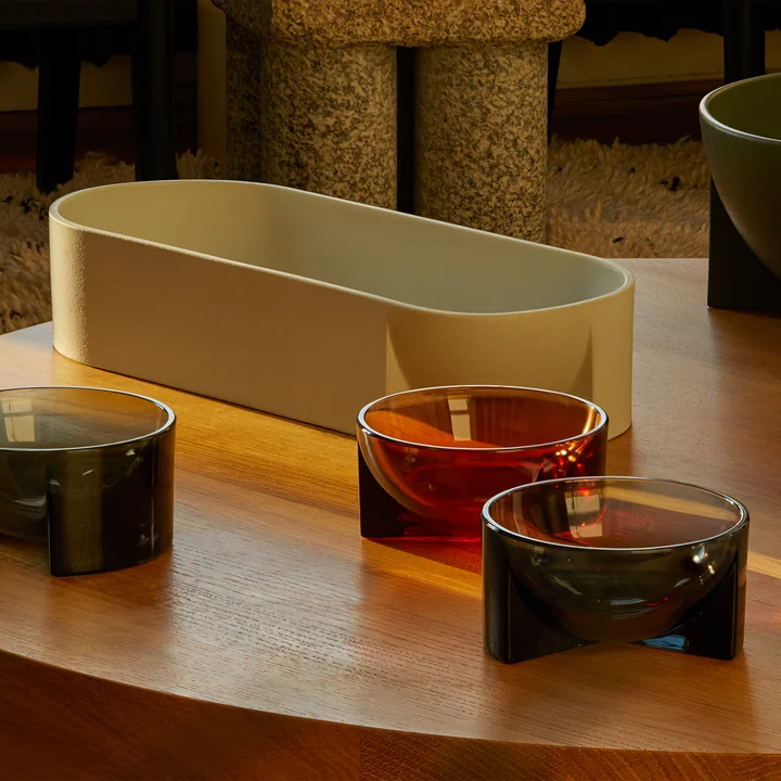 Iittala - Kuru Schale, 240 x 120 mm, moosgrün