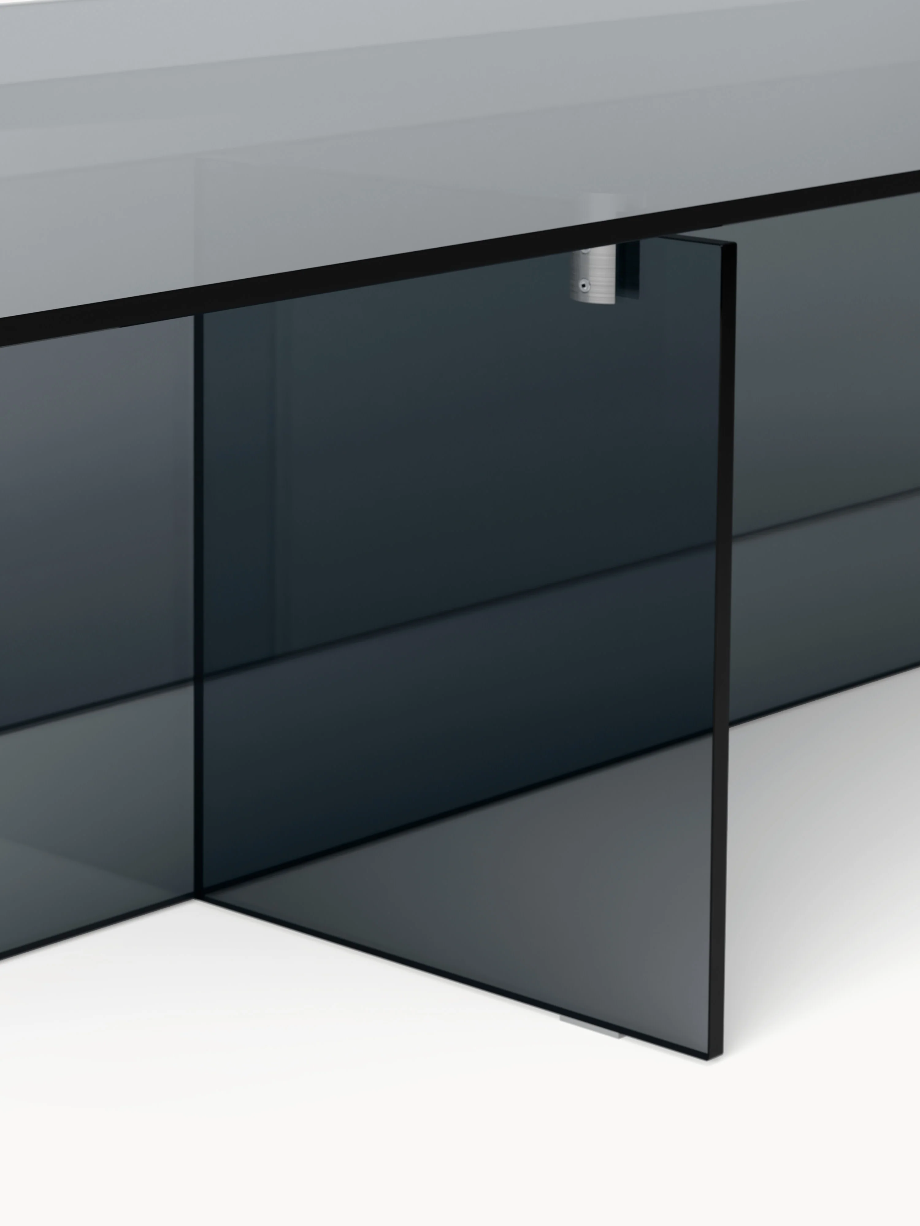 Grote glazen salontafel Anouk, B 160 cm