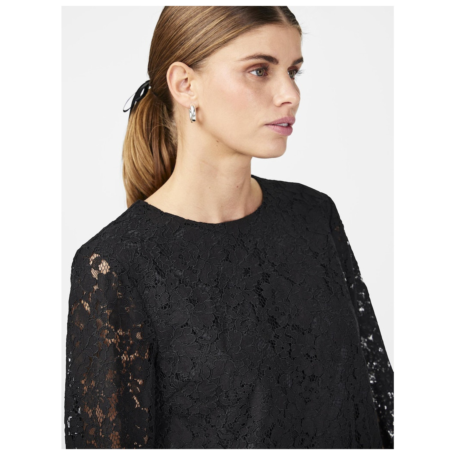 Y.A.S YASPERLA LS LACE TOP S. NOOS