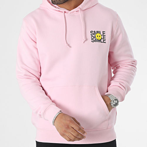 Sweat Capuche Smile Rose