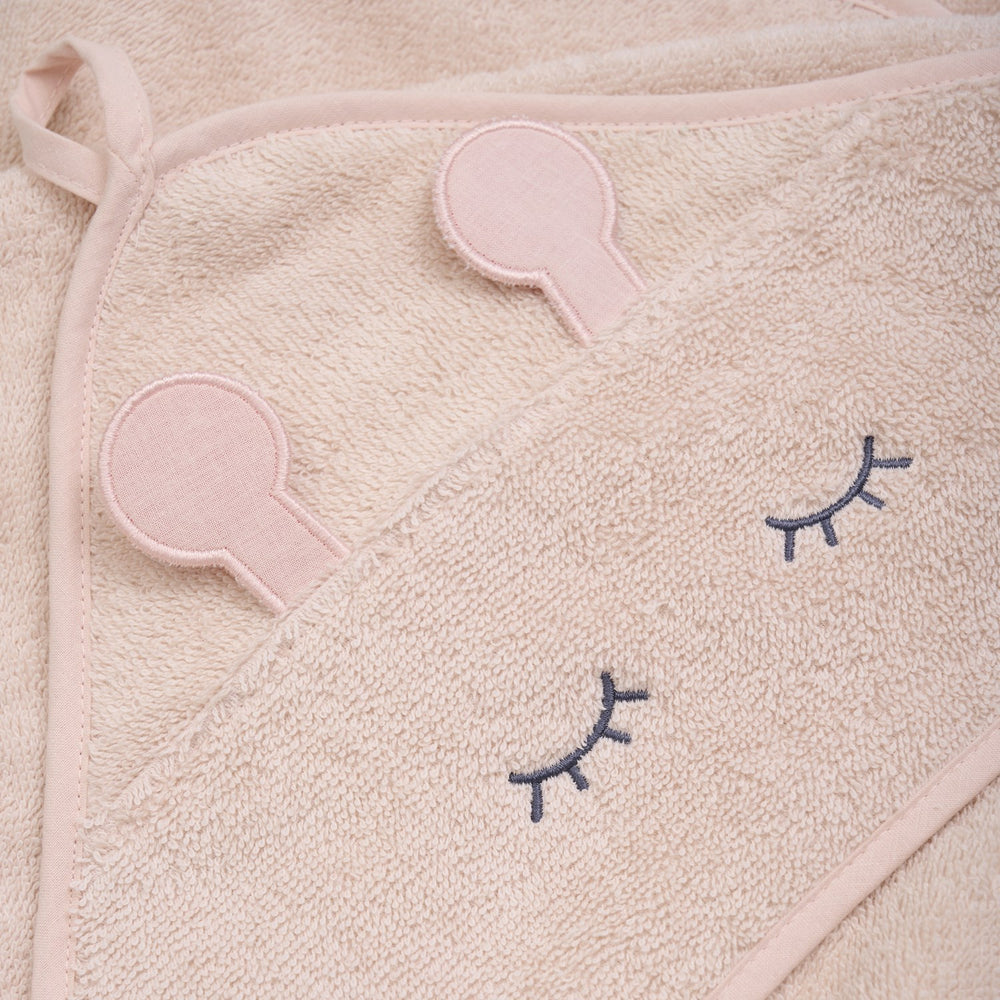 Køb Pippi Rose Dust Hooded Baby Håndklæde