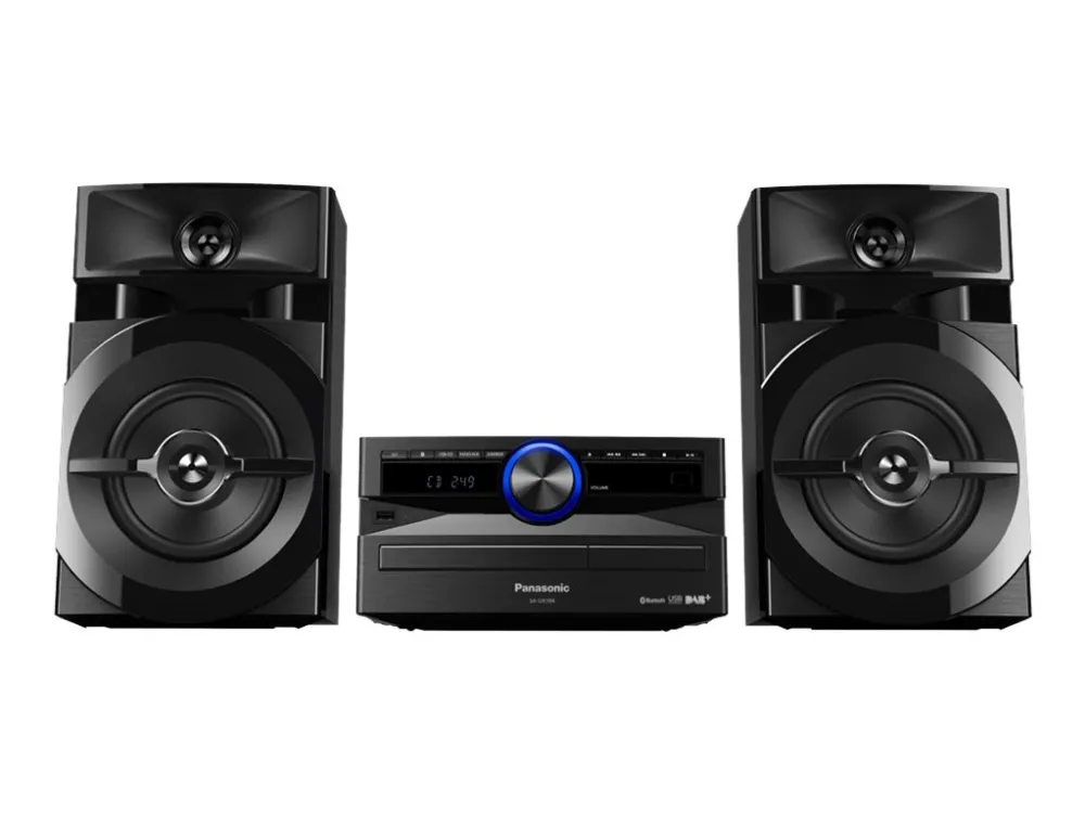 Panasonic SC-UX104 - Minisystem - 300 Watt (Total) - sort