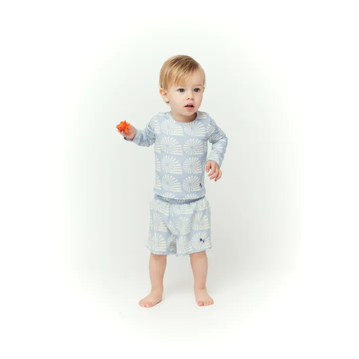 Bobo Choses Exclusivité Bobo Choses x Smallable - Short de Bain Coquillages | Bleu ciel