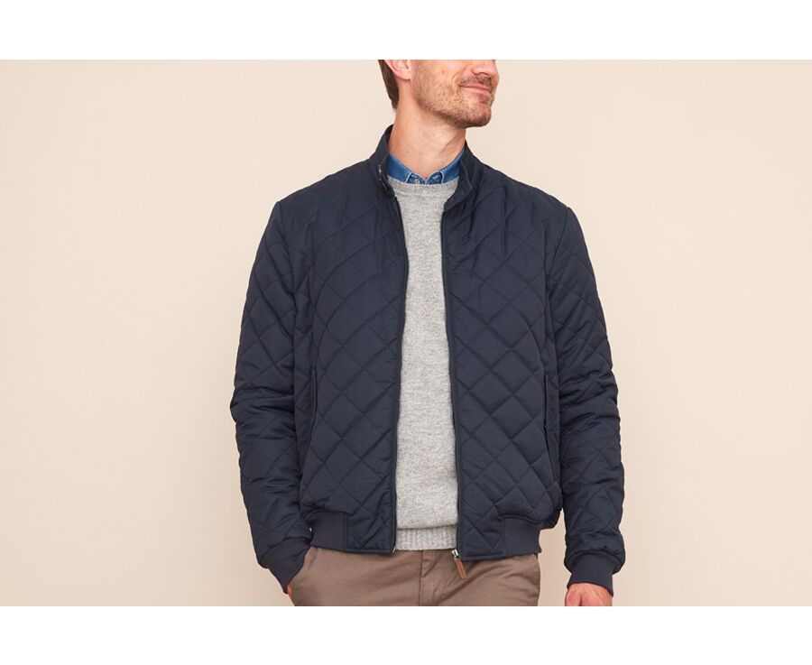 Blouson homme mi-saison Navy - EDVIN