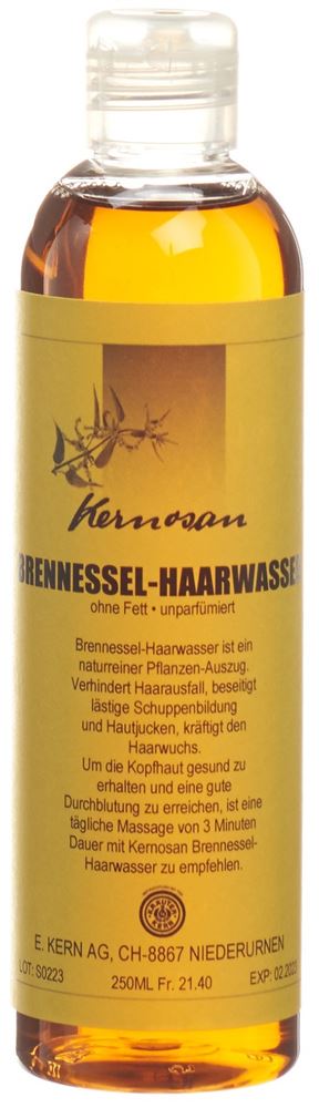 Kern Brennesselhaarwasser Lot ohne Fett Fl 250 ml