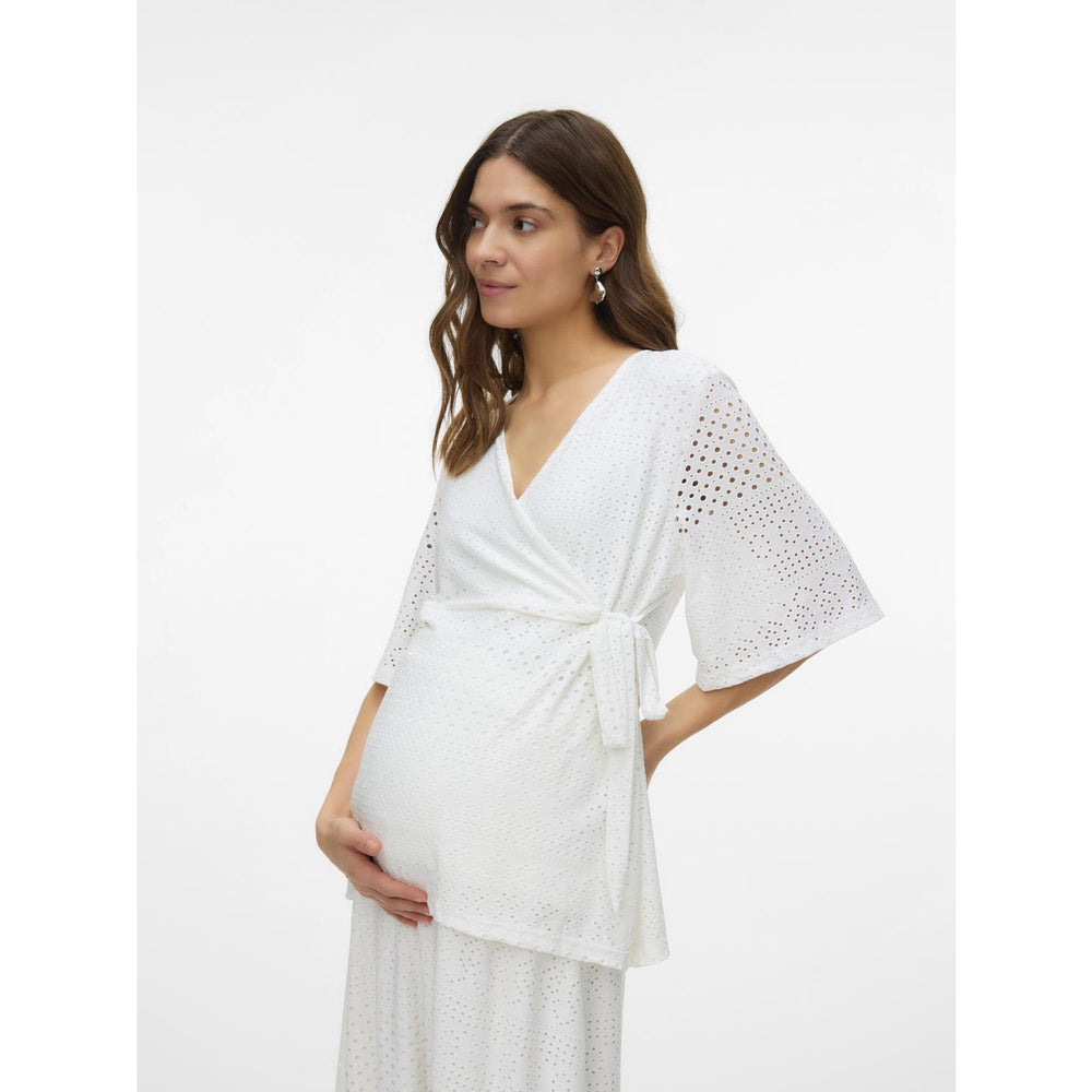 Køb Mama;licious Snow White Mlangia Tess 24 Jrs Slå-om Top 2F