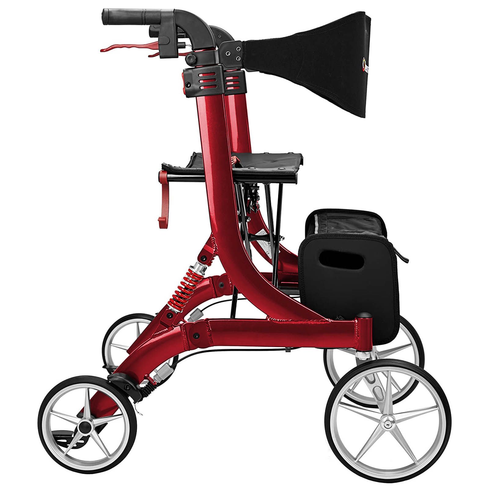 Hoch-belastbarer Alu Leichtgewicht Rollator Spring XL | bescomedical