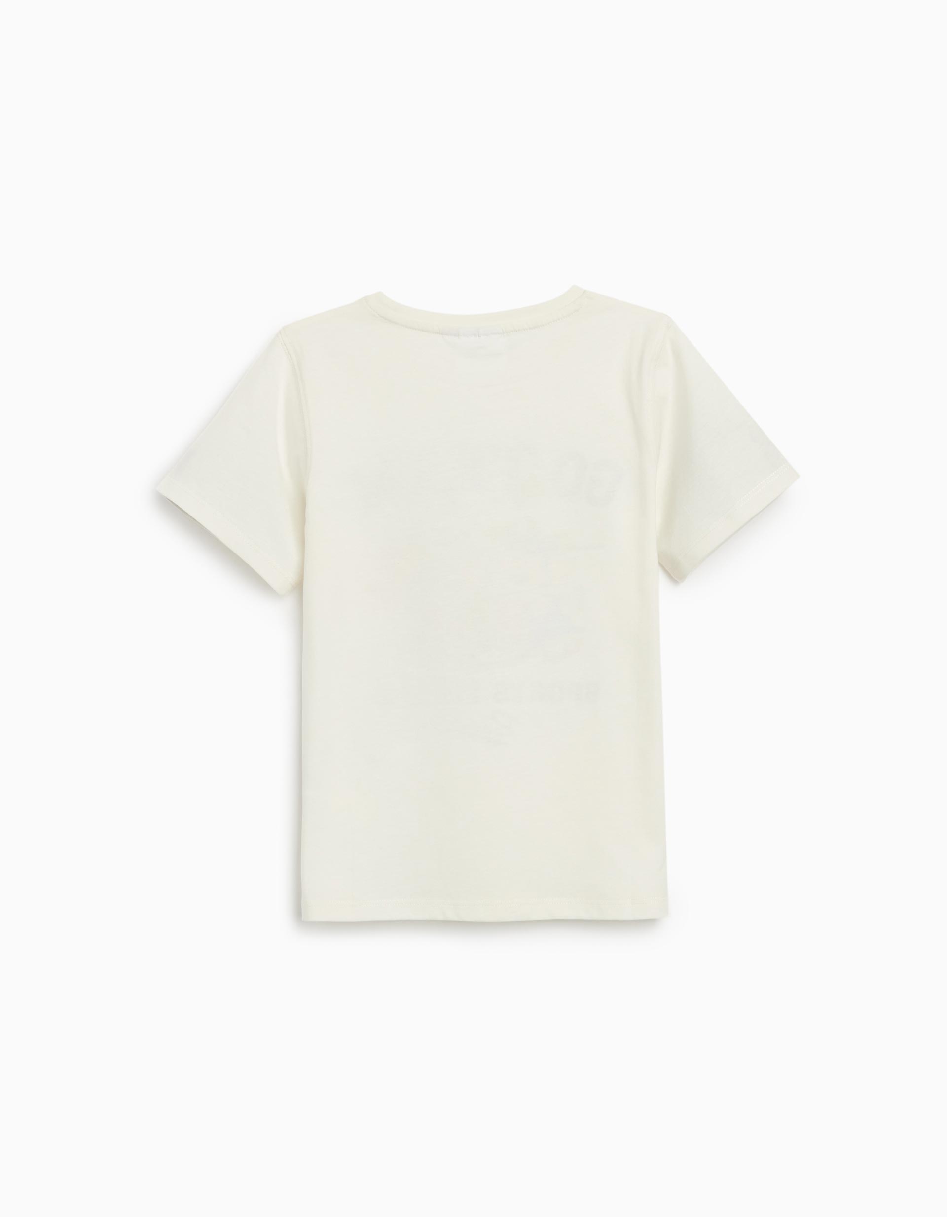 T-shirt 'Snoopy', Menino, Branco