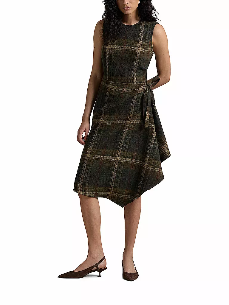 POLO RALPH LAUREN Midikleid dunkelgrün