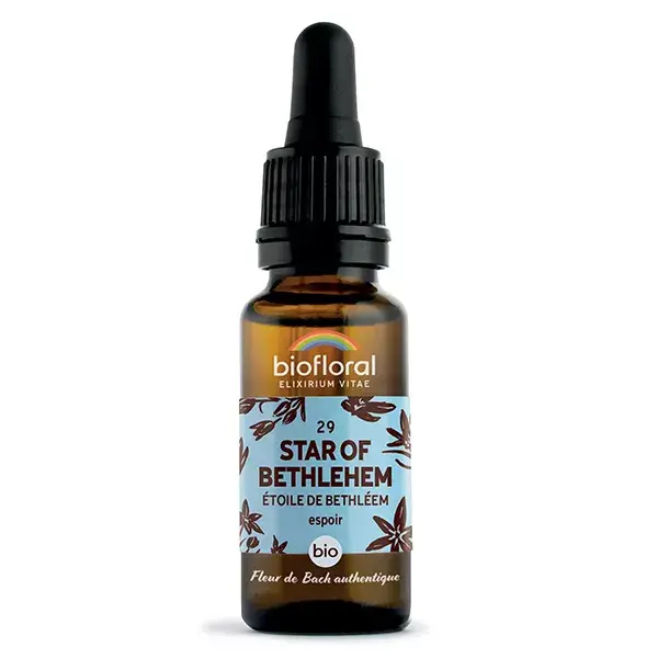 Florais de Bach Biofloral 29 Estrela de Belém em gotas, Orgânico com Certificação Demeter, 20 ml