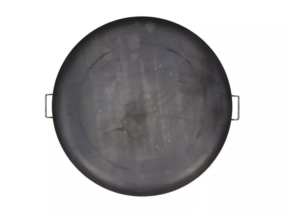 Brasero en métal - Coupe ronde - D 100 cm x H 30 cm - Noir