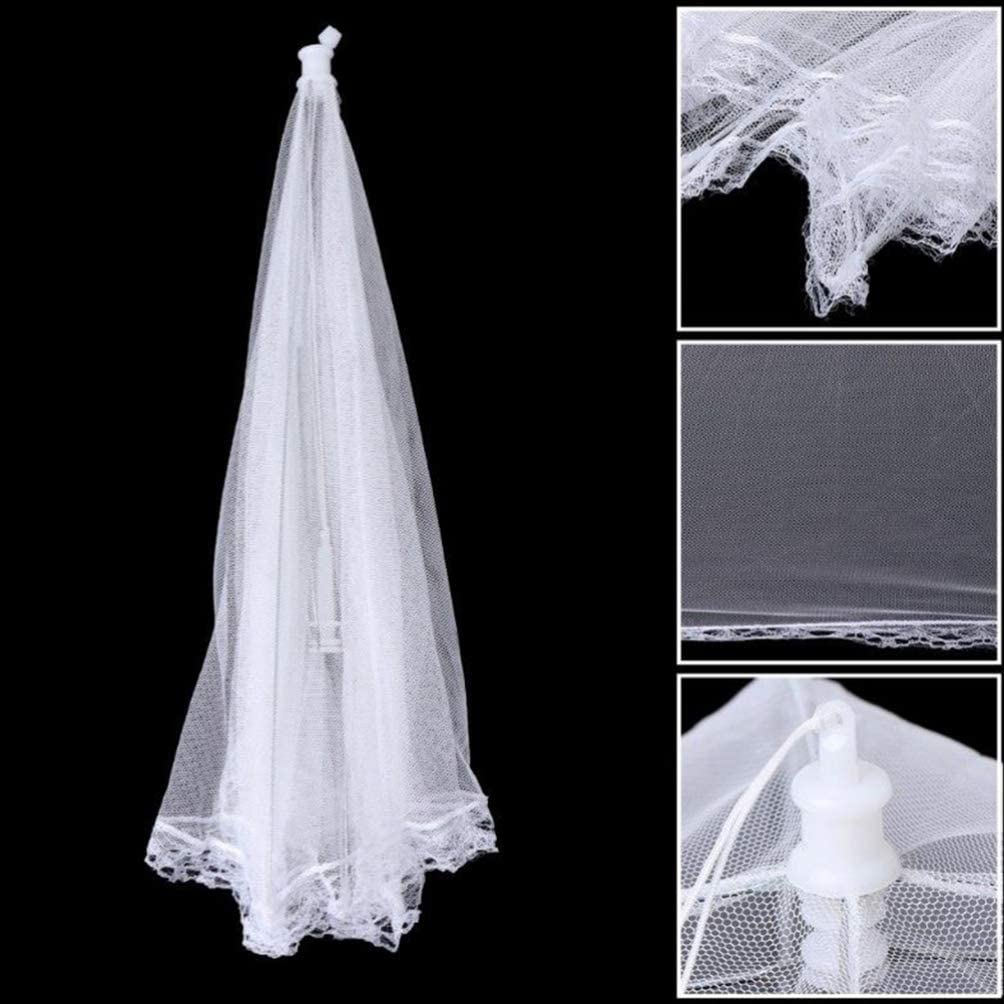 (3er Set) 43x43cm XXL Lebensmittel Insektenschutz Zelt Moskito Netz Abdeckung