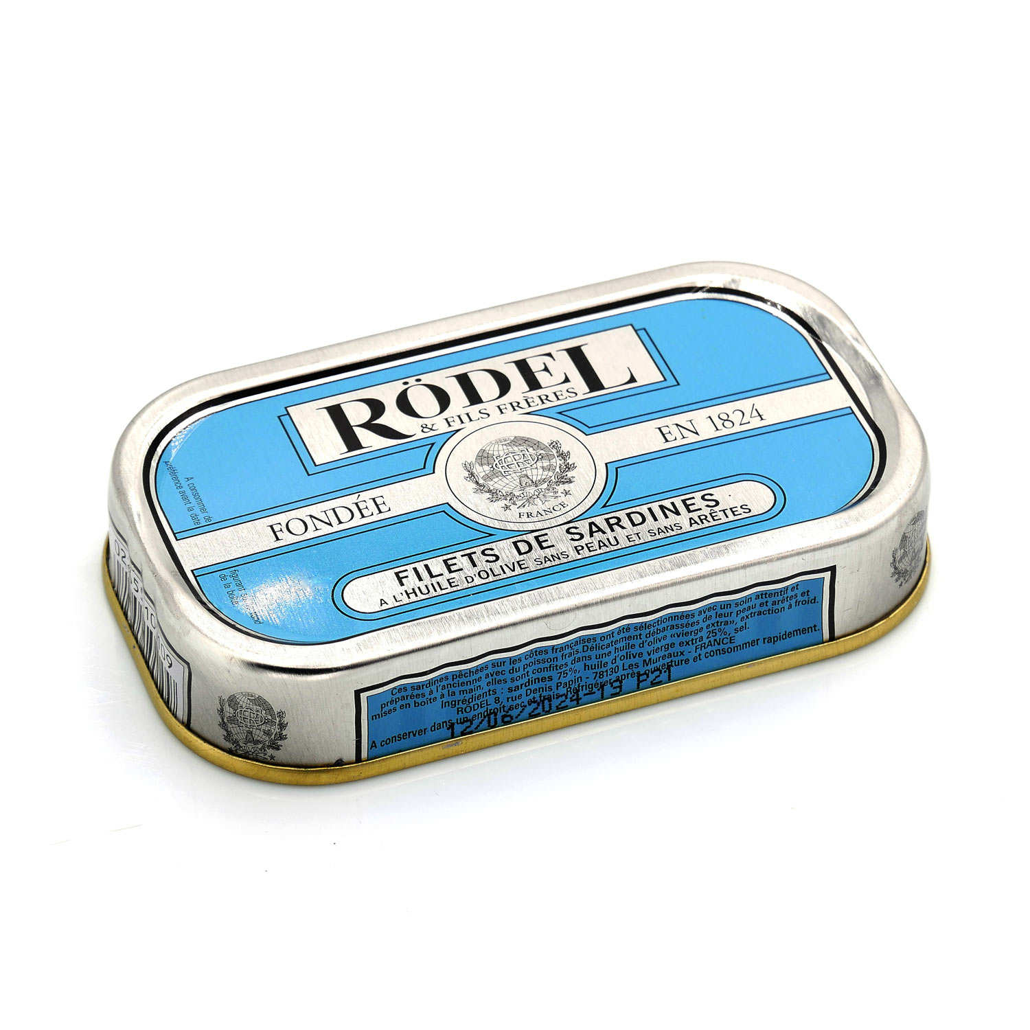 Filets de Sardines à l'huile d'olive, sans peau et sans arêtes